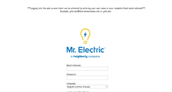 Desktop Screenshot of mail.mrelectric.com